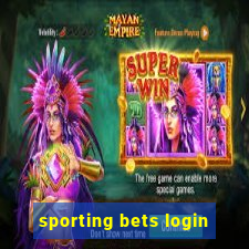 sporting bets login